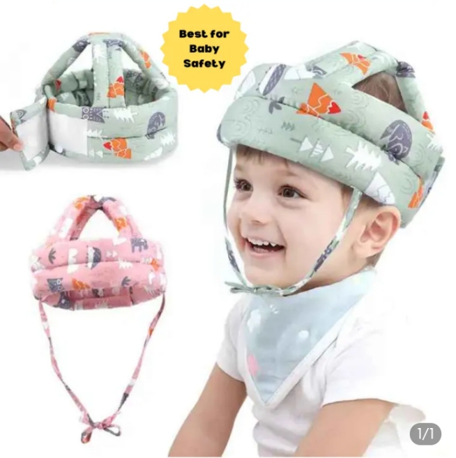Baby Safety Helmet - Head protection cap for crawling & walking toodlers kids Bupmer fashion