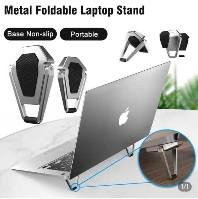 Metal laptop folding stand- Laptop Stand Bracket portable Heat Dissipation bracket Game book support for apple mecbook pro Air