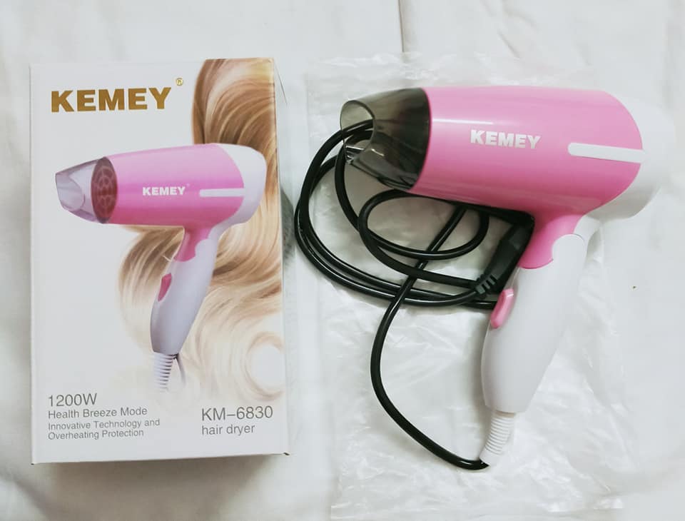 Kemei KM-6830 Hair Dryer for Women Professional Portable Hair Dryer