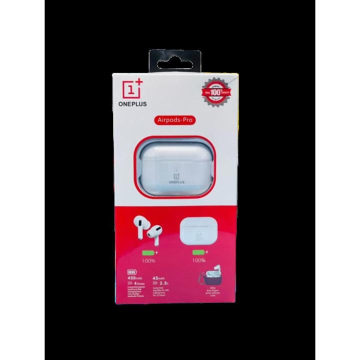 OnePlus AirPods Pro TWS Wireless Bluetooth Earbuds – Stereo Sound Earphones with HD Calling & Charging Case