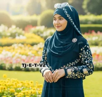 Tanjila V2 Borkha | তানজিলা ভি২ বোরখা / Embroidery Borkha