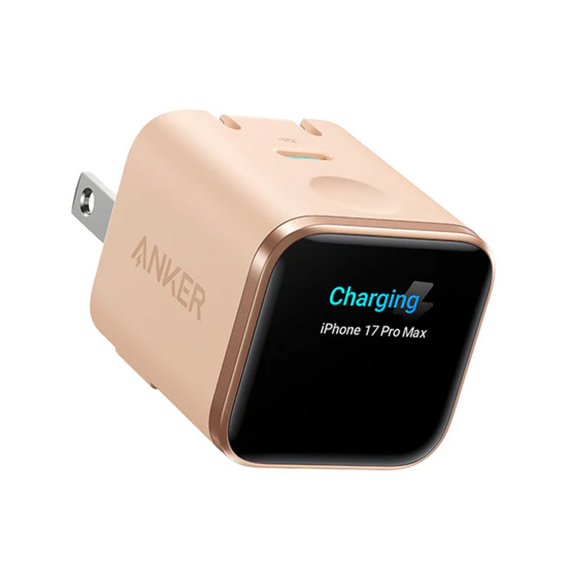 Anker Nano 45W Smart Display Fast Charger (Model A121D) – USB-C PD Ultra Fast Charging GaN Wall Adapter