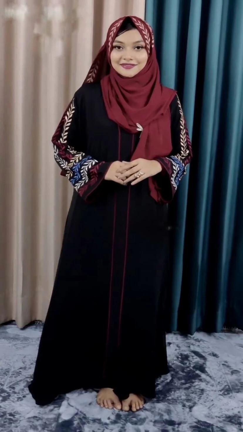 Star BEL16 Borkha / Embroidery Borkha