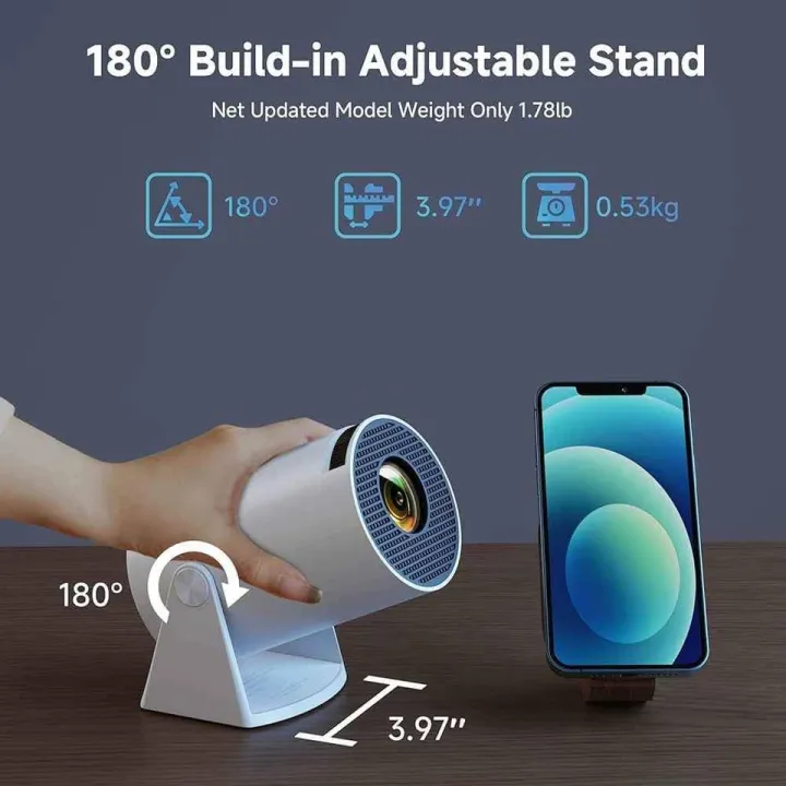FIFA World Cup 2026 Live Smart Projector HY300 4K Home Theatre WiFi Bluetooth portable Projector Price in Bangleadesh